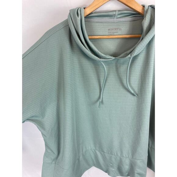 Mondetta Ottoman Abyss Green soft hoodie Large - Picture 5 of 6